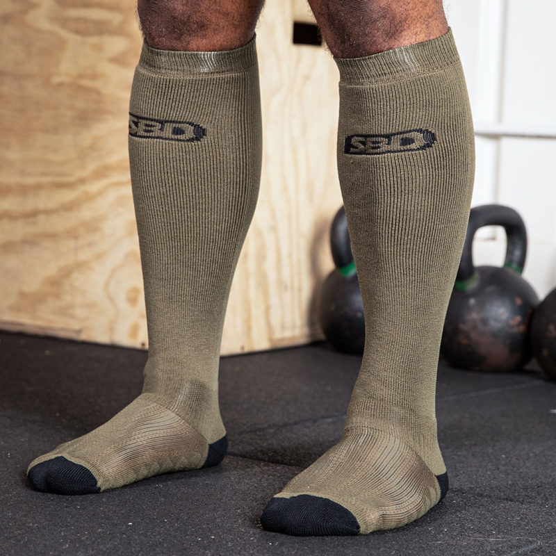 Endure Green Deadlift Socks SBD USA