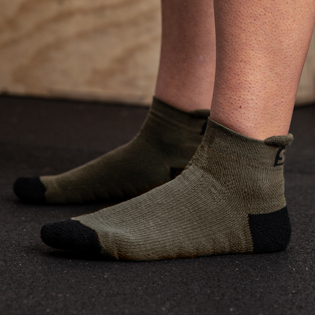 Endure Green Athletic Socks SBD USA